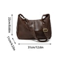 thumbnail image 3 of Women's Stylish PU Leather Tote Bag Fashionable Shoulder Handbag Spacious Crossbody Purse for Daily Use and Travel, 3 of 4