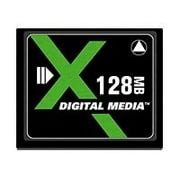 X Digital Media - Flash memory card - 128 MB - CompactFlash