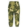 thumbnail image 5 of Inverlee Womens Camouflage High Waist Capri pants Trendy Stretchy Breathable Athletic Trousers Summer Casual Skinny Slim Gym Bottoms for Fitness, 5 of 6