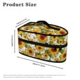 thumbnail image 6 of ZUXONGSY Sunflower Daisy Print Steam Iron Case Steamer Storage Bag Portable Travel Iron Carrier Bag with Handle Lightweight Iron Accessories, Case Only, 6 of 6