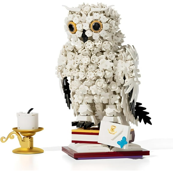 GZBrick Magic Owl Building Sets Compatible with Lego Animals&Flowers for Boys Girls 1239PCS