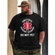 thumbnail image 1 of Men'S Casual Short-Sleeve T-Shirt - Features a Print That Says 'I Like Music More Than People', Made from 100% Breathable Knit Fabric, with a Regular Fit And Round Neck Design, Perfect for Summer Outd, 1 of 6