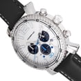 thumbnail image 3 of Morphic M89 Series Chronograph Leather-Band Watch w/Date - Black/White, 3 of 3