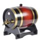 thumbnail image 1 of Barril de vino de pino y roble de cooperación Barril de vino tinto Barril de vino de madera Barril de cerveza Decoración de barra horizontal Barril de vino de madera, 1 of 2