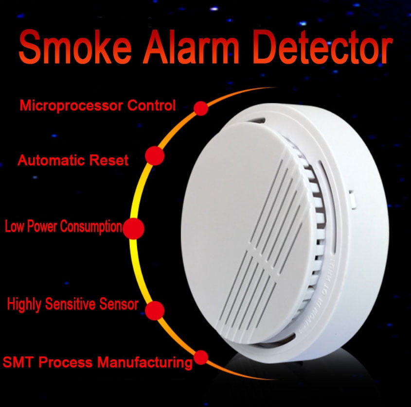 Smoke Detectors Gas Detectors Household Toilets Kitchens Alarm Bells Warning