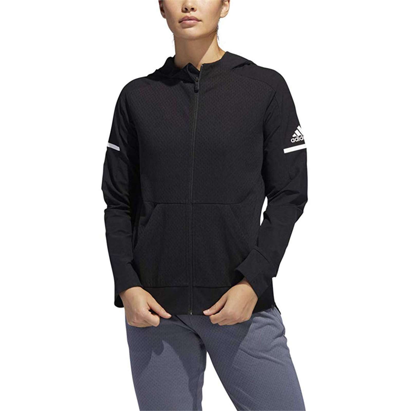 adidas women's long bomber jacket