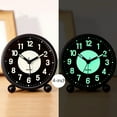 thumbnail image 4 of HIBIBUD High-Quality Bedside Glow-in-the-Dark Alarm Clock,Non-Ticking Bedroom Decor, 4 of 5