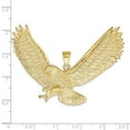 thumbnail image 6 of Auriga Fine Jewelry 10K Yellow Gold Eagle Pendant for Women (L-50 mm, W-65 mm), 6 of 6