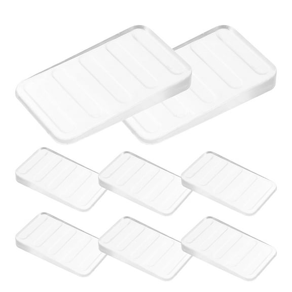 Raindrops 8 pcs Transparent Leveler Shims Furniture Leveler Shims Plastic Leveling Wedge Shims for Toilet
