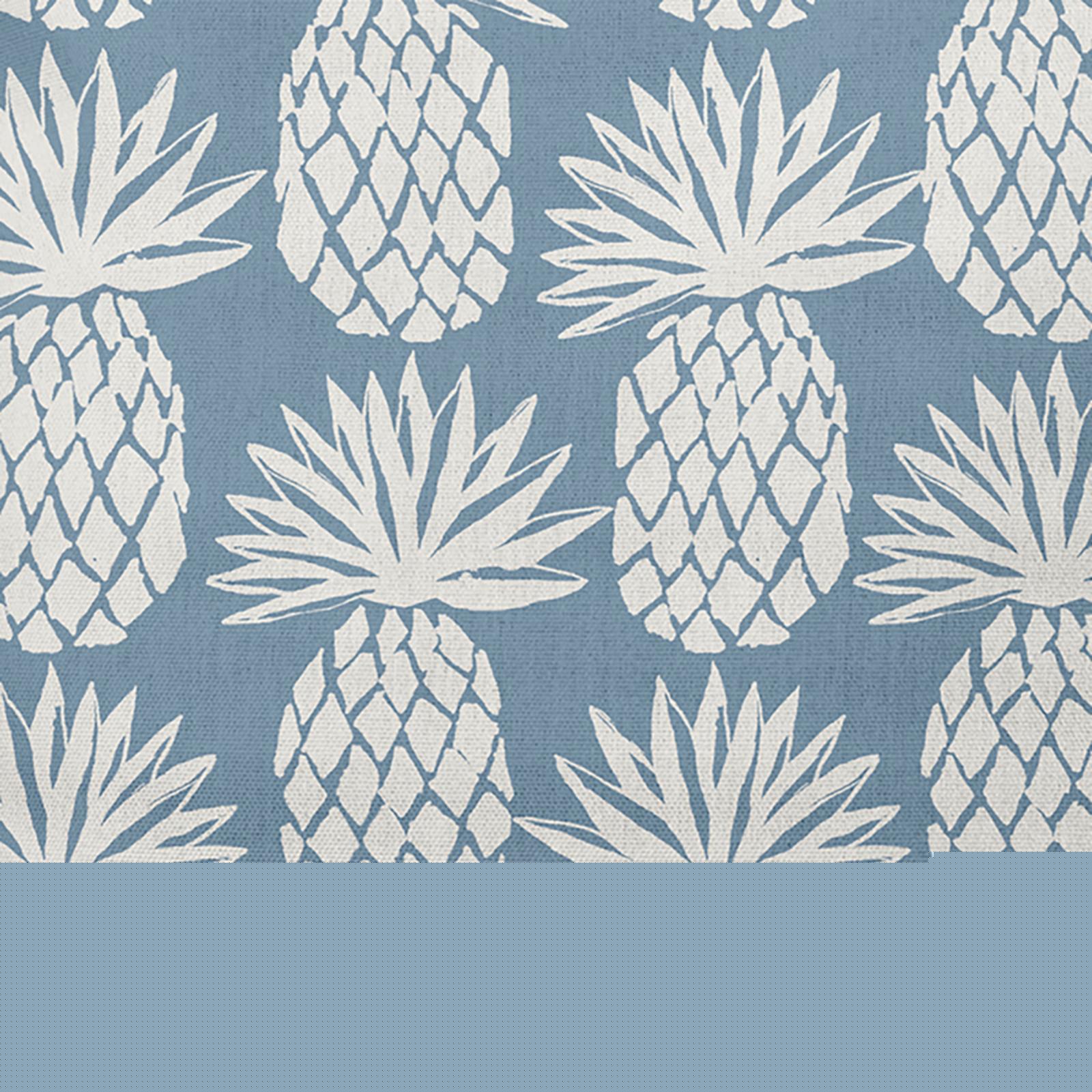 E by Design Pineapple Pattern Nautical Indoor/Outdoor Lumbar Throw Pillow