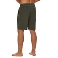 thumbnail image 4 of Tyhengta Men's Quick Dry Swim Trunks Mesh Lining Beach Board Shorts with Pockets Armygreen M, 4 of 8