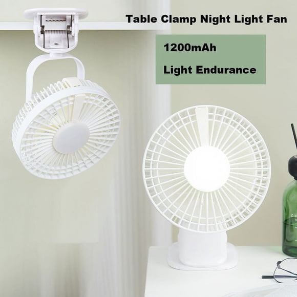 EGNMCR Portable Fan Desk Fan 6-inch Small Fan Rotating Shaking Head Wall-mounted Ceiling Fan Night Light Camping Kitchen Mini Cold Small Table Fan fan fan