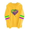 thumbnail image 2 of Xuyuer Women Mardi Gras Sweatshirt Mardi Gras Carnival Pullover Top Casual Long Sleeve, 2 of 4