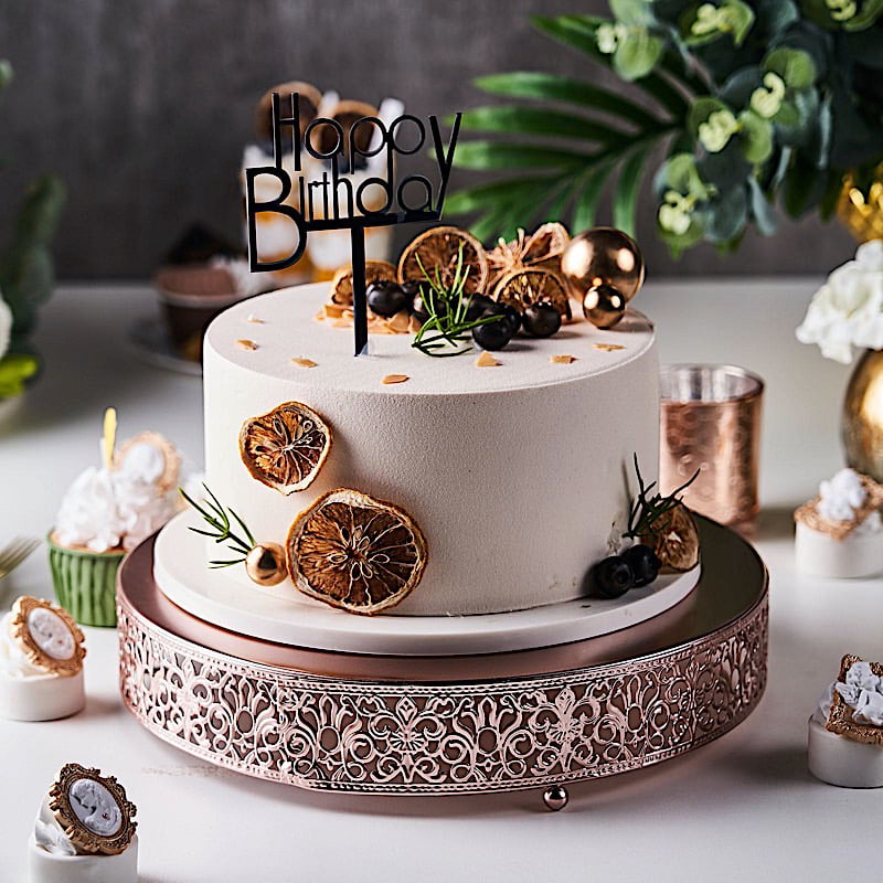Wedding Cake Stand- 7| 9| 11 Gold Geometric Cake Stand Set REVERSIBLE Dessert Display Cake Riser Food Display