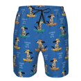 thumbnail image 3 of Susaid Skater Dog Print Men's Swim Trunks Hawaiian Bathing Mesh Lining Suit Swimsuits Beach Shorts with Pockets-XX-Large, 3 of 6