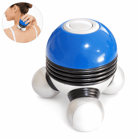 ZOUBAOQ Portable Mini Handheld Vibrating Massager, Compact Electric Body Massage Device for Neck, Shoulder, Back and Muscle Relaxation, Travel Size