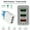 A# European plug, variant on Electronics Accessories - Home Travel Four ports AC USB Wall Charger for for Galaxy S8