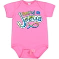 thumbnail image 3 of Inktastic Hooked on Jesus Christian Boys or Girls Baby Bodysuit, 3 of 5