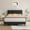 Black, variant on Alazyhome Modern Wood Grain Twin Beige