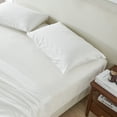 thumbnail image 3 of Great Bay Home Fitted Sheet - Ultra Soft Velvet Plush - Queen, Off White, 3 of 6