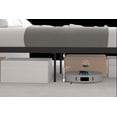 thumbnail image 5 of Ceres King Size Metal Bed - Walnut, 5 of 10