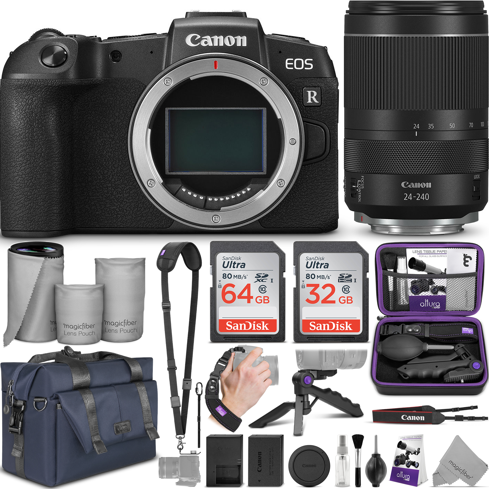 Canon EOS RP Mirrorless Digital Camera and 24240mm Lens with Altura