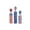 D-3pc#037, variant on 3pc Independence Day Wooden Decorative Columns Star Spangled Banner Theme Patriotic Home Party Decoration for July 4th Celebration Indoor Outdoor Table Top Display Red White Blue Wood Craft