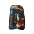 thumbnail image 3 of Rateoe Realistic Turtle Pattern Double Clamshell Pen Case, Storage Organizer with Two Zipper Compartments– Holds Up to 50 Pencils & Pens, 3 of 7
