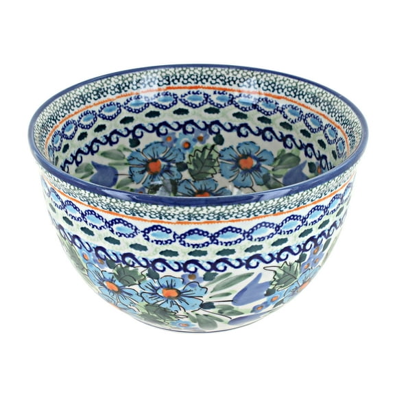 Blue Rose Polish Pottery Ballina Small Mixing Bowl