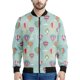 thumbnail image 3 of Chaqueta con cremallera y diseño de globo aerostático de dibujos animados para hombre, abrigo con estampado 3D, chaquetas informales con cremallera para la calle, sudadera bomber de manga larga para n, 3 of 5