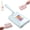 Blue, variant on Handheld Double Roller Carpet Brush, Multi-Functional Portable Pet Hair Remover with Crumb Collector, Double-Roller Cleaning Brush for Bed Desktop Carpet Pet Hair (Blue)