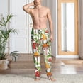 thumbnail image 2 of Balery Mushrooms Gnomes Pantalones de pijama para hombre, pijama ultraligero, pantalón de descanso-X-Large, 2 of 6