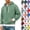 Sky Blue, variant on Frnrwgo Mens Hoodie Textured Knit Long Sleeve Loose Fit Casual Outdoor Top with Pockets