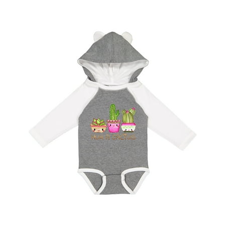 

Inktastic Hug a Cactus- cute Gift Baby Boy or Baby Girl Long Sleeve Bodysuit