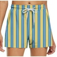 thumbnail image 2 of Womens Shorts Casual Sevevn Women's Fashion High Waist Non Stretch Printed Casual Shorts Summer Shorts For Women, 2 of 5