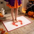 thumbnail image 5 of Twfbrm Halloween Bathroom Rug, 16 x 28 Inch Color-Changing Blood Bath Mat with Red Prints When Wet, Halloween Blood Carpet with Non-Slip Backing, Decorative Entryway Welcome Mat for Home, Bedroom, 5 of 8
