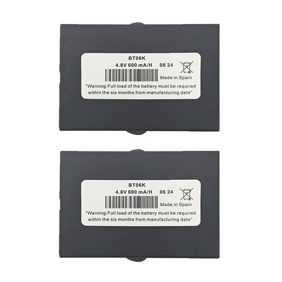 TrendyChic (2-Pack) BT06K Ni-MH Battery 4.8V 600mAh Rechargeable Battery Replacement for 2303692, fit Part Number 2303692, BT06K