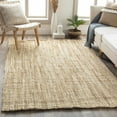 thumbnail image 2 of Hauteloom Leyton Jute Living Room, Bedroom Area Rug - Traditional, Transitional - Tan, Ivory - 2' x 3', 2 of 6