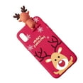 thumbnail image 2 of Christmas Mobile Phone Case Snowflake Santa Claus TPU Protective Cover, Replacement for iPhone XR 6.1, Type 1 Workhe, 2 of 8