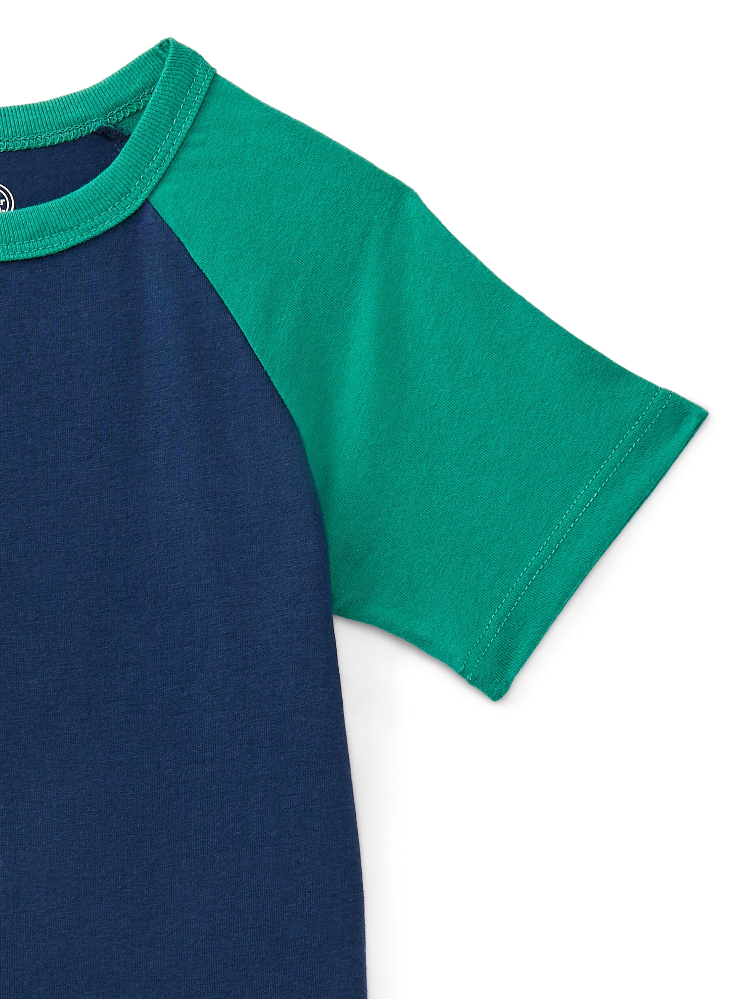 Wonder Nation Toddler Boys' Raglan Tee with Short Sleeves, Size 18M-5T