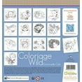 thumbnail image 3 of Avenue Mandarin Coloring Book Wild6 (Girls and Sea Life) Coloring Pages/Adult Coloring Pages Avenue Mandarine avmgy124 Light Blue// Paper, 3 of 5