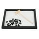 thumbnail image 1 of Bandeja de arena decorativa sin rejilla, mini paisaje de meditación, zen, caja de arena, decoración de escritorio, 1 of 14