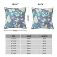 thumbnail image 4 of YFYANG Square Decorative Throw Pillow Case (Without Pillow Insert), Dream Butterfly Geometry Bedroom Sofa Car Cushion Cover, 18"x18", 4 of 9