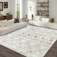 thumbnail image 3 of 8x10 Rugs for Living Room Khaki, Washable Boho Area Rug Non-Slip, Ultra Soft Geometric Tribal Traditional Farmhouse Carpet for Dining Room Bedroom Dorm Office Home Decor, 3 of 5