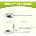 thumbnail image 2 of Stainless Steel Tea Diffuser,Spoon Shape Tea Diffuser Fine Holes Universal Tea Sifter Creative Tea Strainer with Handle,Tea Strainers for Loose Tea,Tea Holder Steeper for Loose Tea Leaf Coffee, 2 of 9