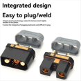 thumbnail image 2 of Conector de Carga para Batería de Drones QS10 de 240 A, 750 V, Soldable, para Automoción, 4-10 AWG, Macho-Hembra, Antiignición., 2 of 5