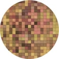 thumbnail image 1 of Ahgly Company Machine Washable Indoor Round Transitional Red Area Rugs, 3' Round, 1 of 7