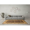 thumbnail image 3 of Ahgly Company Indoor Square Oriental Brown Industrial Area Rugs, 8' Square, 3 of 4