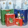 thumbnail image 6 of 12Pack Christmas Gift Bags Bulk Set Includes 4 Large 4 Medium 4 Small Christmas Print Gift Bags Assorted Sizes for Wrapping Holiday Gifts, 6 of 8