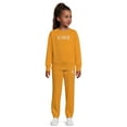 thumbnail image 2 of Wonder Nation Girls Fleece Pullover Top and Joggers Set, 2-Piece, Sizes 4-18 & Plus, 2 of 5